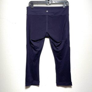 Lululemon Run Crops Purple size 8 J76